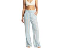 BILLABONG Women's New Waves Stripe Pant, Clear Sky, Large