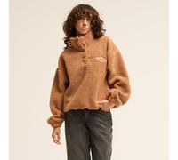 Billabong Womens Run the Road Button-UP Half Zip Fleece