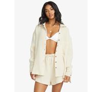 BILLABONG - Womens So Cozy Long Sleeve Shacket - Dove