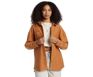 Billabong Women's Standard Everytime Front Button Brushed Fleece Shacket