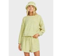 BILLABONG - Womens Sun Tempo Crew Sweatshirt - Wasabi - Casual L/S Top