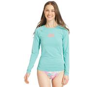 Billabong Women's Swimwear UPF 50 Long Sleeve Sun Tee Rash Guard Shirt Rash Guard Shirt (Pack of 1)