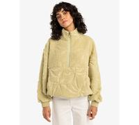 BILLABONG - Womens Time Off Half Zip Pullover Sweatshirt - Wasabi