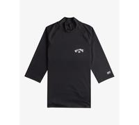 Women's Billabong Womens Tropic Surf Short Sleeve UPF50 Surf T-Shirt Surfing Rash Guard - Black - Size: 14