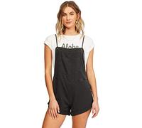 BILLABONG Womens Wild Pursuit Short Overall - Black - S
