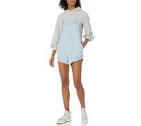 BILLABONG Women's Wild Pursuit Short Overall, Chambray, S