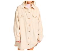 Billabong - Corduroy shirt dress - Winter Ocean Shirt Dress W White Cap for Women - Size S - Beige Beige S