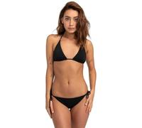 Billabong Sol Searcher Tie Side Tropic Bikini Bottoms - Black Pebbles - XS