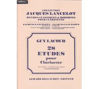 BILLAUDOT LACOUR GUY - 28 ETUDES SUR LES MODES A TRANSPOSITIONS LIMITEES D'O. MESSIAEN - CLARINETTE Educational books Clarinet