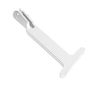 Billet Aluminium Hood Latch Release Handle for VW R32 MK4 2004, Durable Engine Bonnet Pull Lever Replacement Car Accessory (Silver)