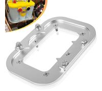 Billet Aluminum Battery Tray Battery Pallet Trunk Battery Hold Down Mount Bracket Relocation Box for Racing Trunk Optima Batteries Red Yellow Blue Top 34 34/78 D34 D34/78 34M D34M