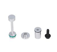 Billet Aluminum Oil Diverter Barbell, LS Engine Barbell, Oil Tube Hold Down, Pass Pickup Tube Hold Down Gallery Plug Set for LS Engines 4.8L 5.3L 6.0L 6.2L