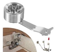 Billet Aluminum Roller Gas Pedal Compatible with Stock VW Pedals 1949-1977 Volkswagen Type 1 Beetle/Bug, Karmann GHIA