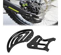 BILLFARO 2Pcs Rear Brake Disc Guard Cover,Dirt Pit Bike Aluminum Motorcycle Parts Sprocket Guards Derailleur Cover Caliper Chain Protector for Sur Ron S/X Light Bee/Segway X260 X160 (BLACK)