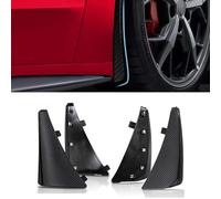 BILLFARO Front & Rear Rock Guards Splash Guard Mud Flaps,ABS Plastic XL Side Splash Guards Mudflap Fender for Ultimate Rock Chip Protection Replacement for Corvette C8 2020-2022