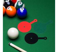 Billiard Aiming Trainer Pad - Precision Practice Alignment for Shot Accuracy Training, Visual Target Guidance with Non Slip Support Feature, Pool Practice Mat for Beginners, 12 Inch Size