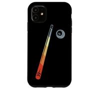 Billiard Ball and Cue Stick Drawing Case for iPhone 11