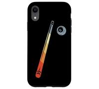 Billiard Ball and Cue Stick Drawing Case for iPhone XR