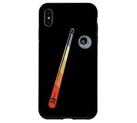 Billiard Ball and Cue Stick Drawing Case for iPhone XS Max