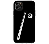 Billiard Ball and Cue Stick Sketch Carom Billiards Case for iPhone 11 Pro Max