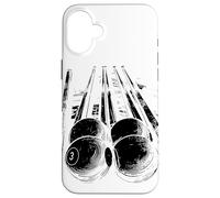 Billiard Ball and Cue Stick Snooker Case for iPhone 16 Plus