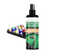 Billiard Ball Cleaner - 100ML Polishh Liquid With Soft Cloth, Scratch Free Pool Ball Waxing Treatmentt, Easy Dirt Removal And Surfacee Restoration | Professional And Amateur Cue Sport Accessory