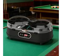 Billiard Ball Cleaner and Polisher with LCD Touch Screen and Dual-Motor Vortex Cleaning for 16 Balls