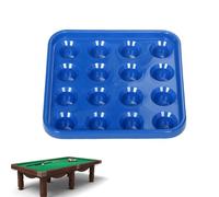 Billiard Ball Holder Tray | ABS Pool Ball Carry Tray | Billiard Ball Holder Display, Billiard Ball Holder Pool Ball Tray 16 Hole Pool Ball Tray Billiard Ball Holder, Ball Storage Tray, blue