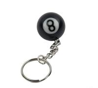 Billiard Ball Keychain Collection with 16 Resin Snooker Style Charms for Cue Game and Pool Communities