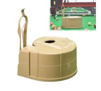 Billiard Ball Launcher, Automatic Pool Skills Trainer & Practice Rack, 3D Printed Accuracy Aid for Snooker & Nine Ball, Training Equipment for Billiards Lovers Khaki