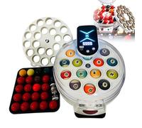 Billiard Ball Polishing Washing Machine, Billiard Ball Cleaning Machine Pool, Touch Display Button, Voice Broadcast Function, High-Strength New Material Casing
