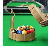 Billiard Ball Racking Machine - Semi-Automatic Dispenser for Snooker and Nine Ball - 3D Printed Accuracy Aid for Precision Placement and Skill Practice