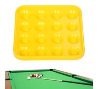 Billiard Ball Tray - Standard Billiard Ball | ABS Billiard Ball Transport Tray, Pool Ball Storage Tray for 16 Balls, Complete Pool Ball Set