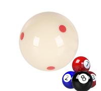 Billiard Balls | Billiards Cue Ball Practice Training Artifact - Resin Equipment Accessories with 6 Red Dot for Players Beginner Enthusiast Practice Table Tournament Family