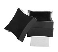 Billiard Chalk Clip Holder Strong Magnetic Snooker Accessories Aluminum Chalk Carrier Case Lightweight Durable for Pool Cues Billiards Tournaments 33x33x30mm (Black)