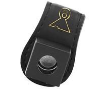 Billiard Chalk Holder Portable Magnetic Fix with Belt Clamp/Holder for Cue Chalk Easy to Carry Compact Design Solid Stitching for Players on the Go Premium Leather Material