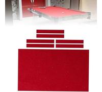 Billiard Cloth Pool Table Cushion Set with 6 Cloth Strips for Standard 7/8/9 Foot Tables - Professional Felt for Home, Clubs, Bars