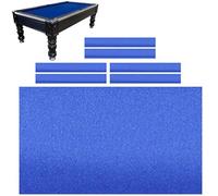 Billiard Cloth Pool Table Felt Fast Speed Pool Cloth Solid Color 7Ft 8Ft 9Ft Billiard Snooker Cloth with 6 Strips Fot Bar Hotel,B,2.6M/8ft