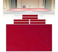 Billiard Cloth Professional Pool Table Felt Fits Standard 7/8/9 Foot Table Cloth Felt Replacement Accessories with Strip of Cloth for Families Clubs Bars Indoor Games,A,7ft