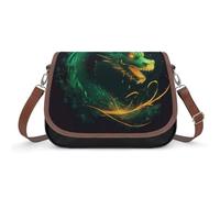 Billiard Crossbody Bags for Women Leather Handbags Travel Purses Shoulder Bags Tote Bag for Daily Use, Chinese Dragon, One Size