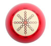 Billiard Cue Ball, Profession Resin Standard Practice Training Cue Ball Portable Billiard Cue Ball Practice Standard Lines Training Assist Accessory for America Pool Eight Ball