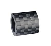 Billiard Cue Ferrule Replacement Carbon Fiber Pool Cue Ferrule Easy Installation Snooker Pool Tip (1 Piece)- 13x13.5mm
