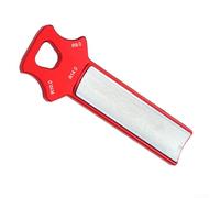 Billiard Cue Tip Corrector Metal Repairer for Leather Head Maintenance and Curvature Detection (Red)