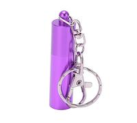 Billiard Cue Tip Shaper Professional Aluminum Alloy Stainless Steel Needles Pricking Pin Grinding Repair Tool for Pool Snooker Players with Keychain (Purple)