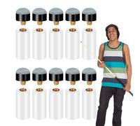 Billiard Cue Tips - Pool Cues Screw Tip Set, 10pcs Replacement Kit| Professional High Performance Billiards Gear Accessory With Competition Match Scene For Tournament Club Table Game Players