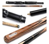Billiard cues, 3/4 Split Snooker Chinese Style Black Eight Billiard Cue 10MM11.5MM with Box Suitable for Men and Women