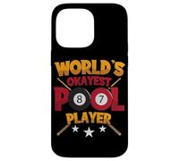 Billiard Design For The World's Okayest Pool Player Case for iPhone 14 Pro Max