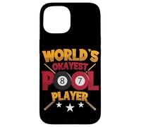 Billiard Design For The World's Okayest Pool Player Case for iPhone 15