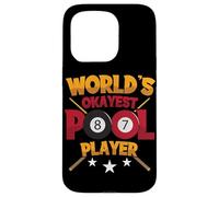 Billiard Design For The World's Okayest Pool Player Case for iPhone 15 Pro