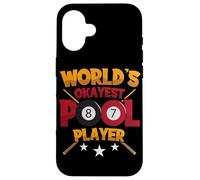 Billiard Design For The World's Okayest Pool Player Case for iPhone 16